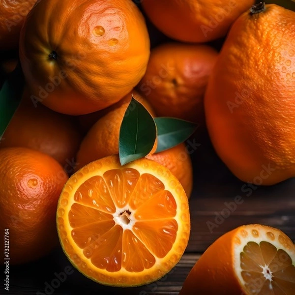 Obraz oranges and tangerines