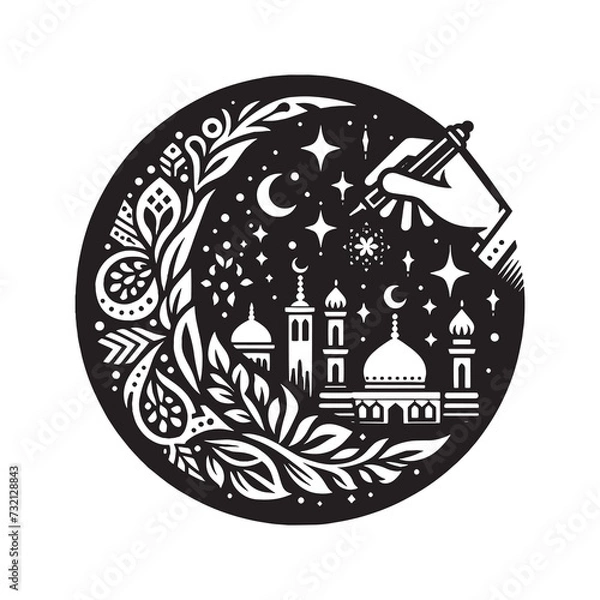 Fototapeta Eid Lanterns Vector Illustrations Illuminate Your Eid Projects