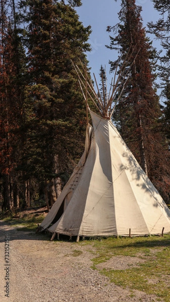 Obraz Authentic Teepee Indigenous Culture