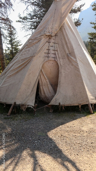 Obraz Authentic Teepee Indigenous Culture