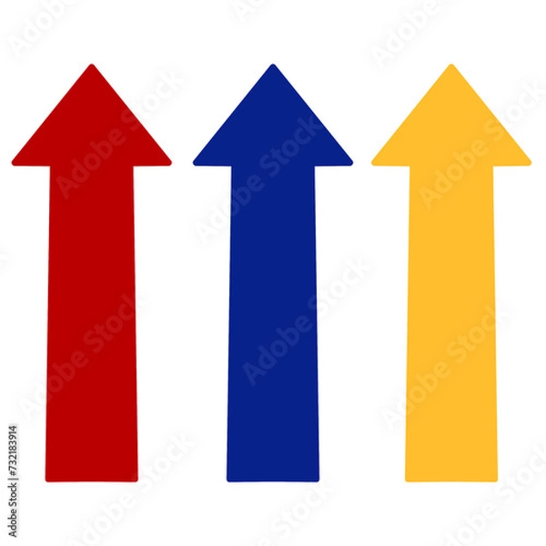 Fototapeta Arrow Line Up Or Arrow Top Sketch Arrow Line Element Arrow Up Set Collection