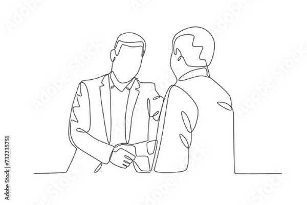 Fototapeta Thinking about new business