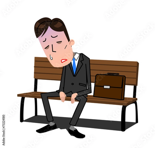 Obraz 男性　疲労　疲れ