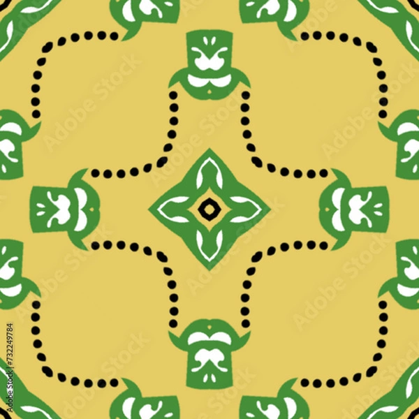 Fototapeta Seamless pattern tile