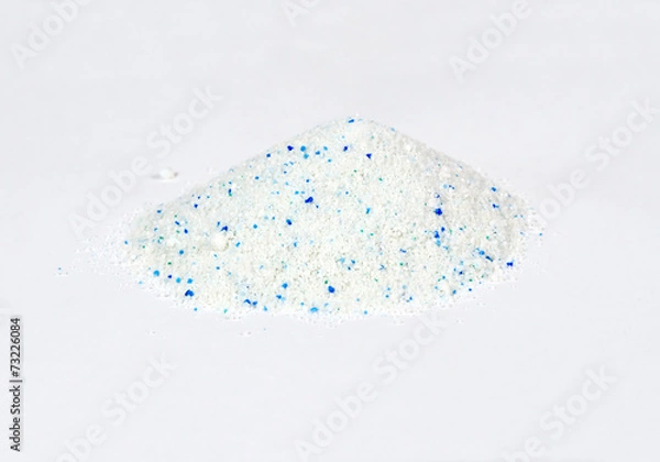 Obraz detergent for a laundry washer on white background