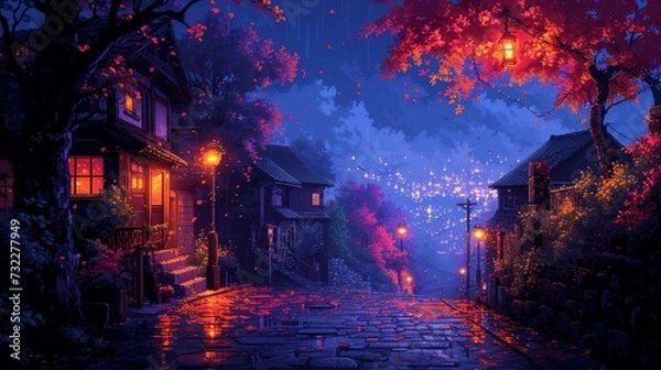 Obraz Mystical Rainfall