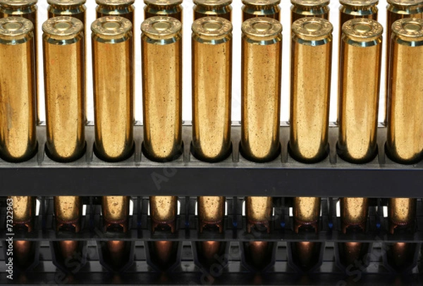 Obraz Isolated 30-06 bullets on white