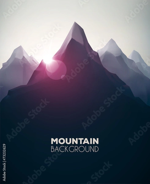 Fototapeta Tło górskie