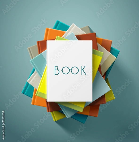 Fototapeta Stos książek