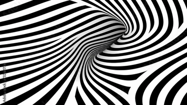 Fototapeta Optical illusion, charming abstract pattern background