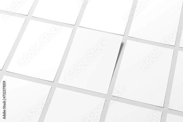Obraz Flyer Mockup 3D Rendering