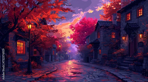 Obraz Twilight Crimson