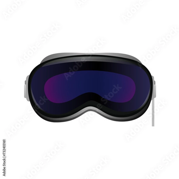 Fototapeta Vr Headset Device Illustration Vector