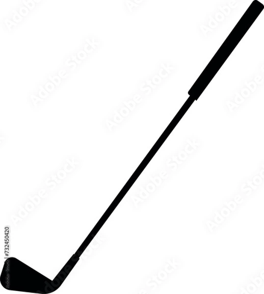 Obraz iron or wedge golf club flat vector icon for sports apps and websites