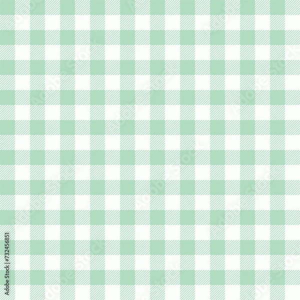 Obraz Seamless Repeating Green And White Buffalo Plaid Pattern
