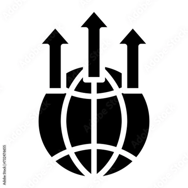 Fototapeta Export icon vector image. Can be used for Supply Chain.