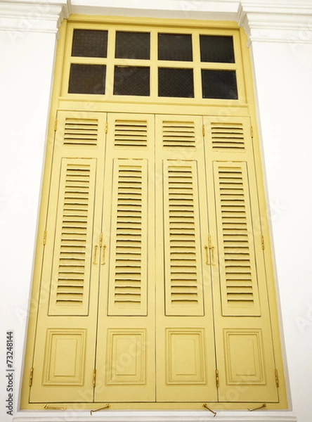 Fototapeta Thai stye window frame