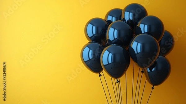 Obraz Smiley Balloons Generative AI