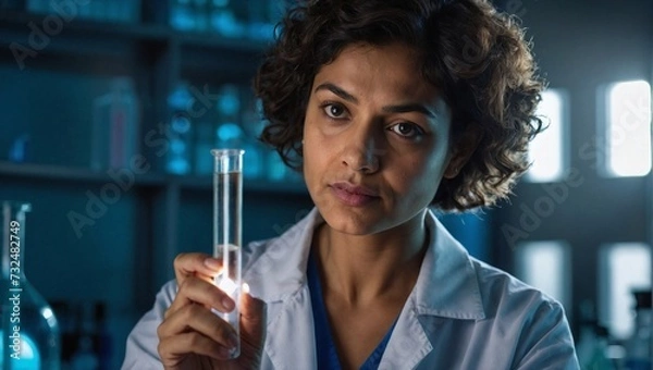 Fototapeta scientist in laboratory