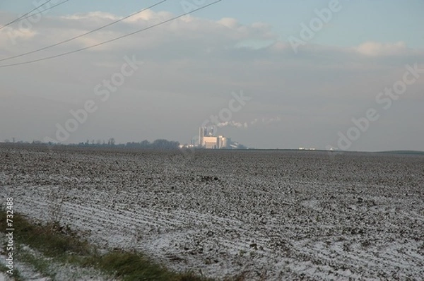 Obraz fabrik in der sonne