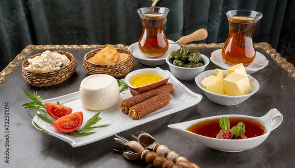 Fototapeta mixed breakfast