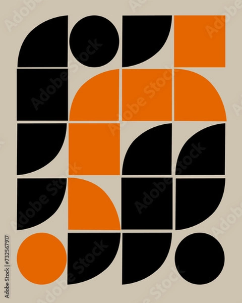 Obraz abstract background with squares