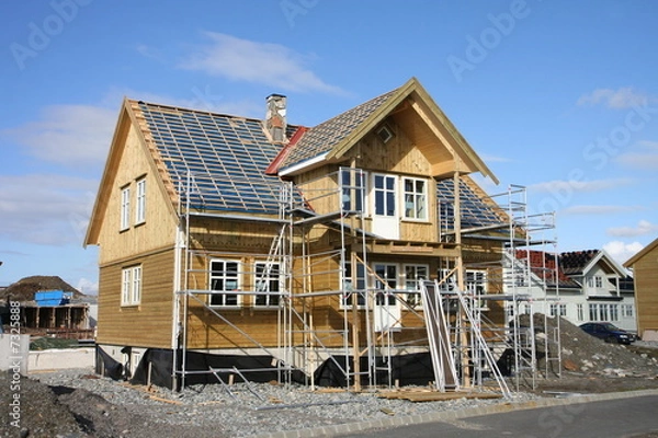 Obraz House under construction