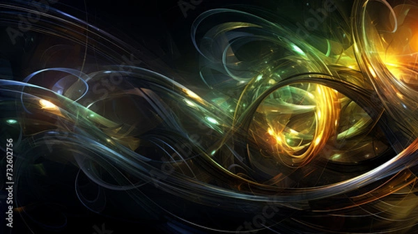 Obraz abstract fractal background, texture