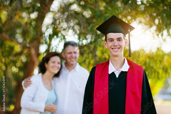 Obraz School or college graduation ceremony