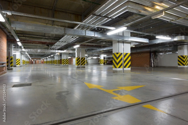 Fototapeta Underground parking