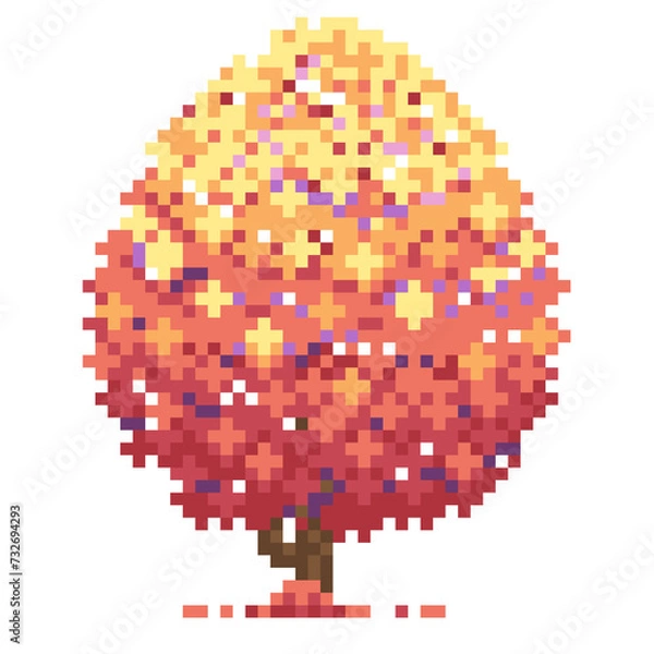 Obraz Tree pixel art
