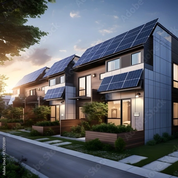 Obraz modern multifamily homes