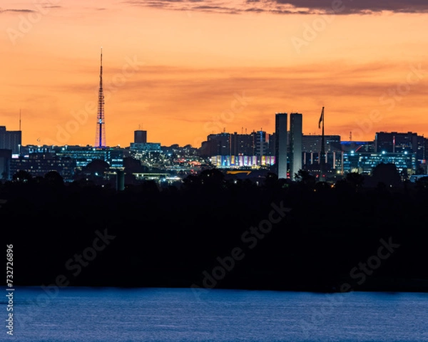 Obraz Silhueta de Brasília