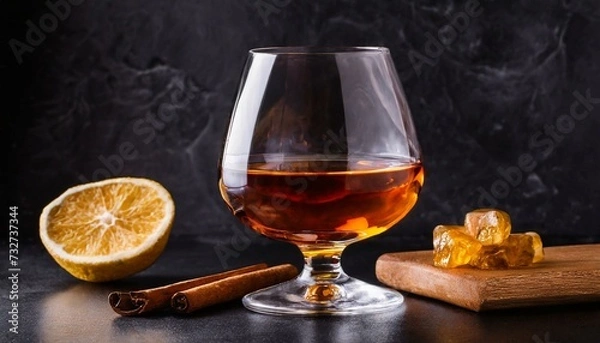 Fototapeta Una copa de coñac