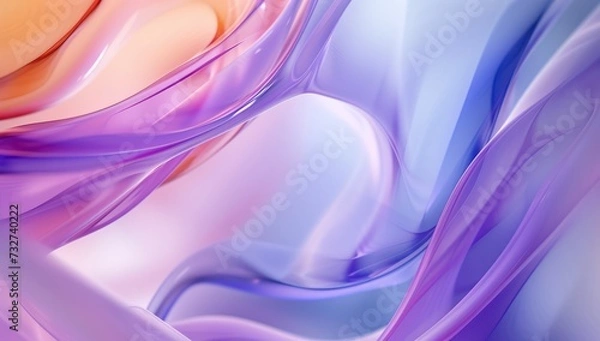 Fototapeta Abstract background with soft lines for technological processes, science, presentations, education, etc