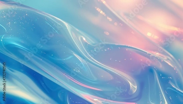 Fototapeta Abstract background with soft lines for technological processes, science, presentations, education, etc