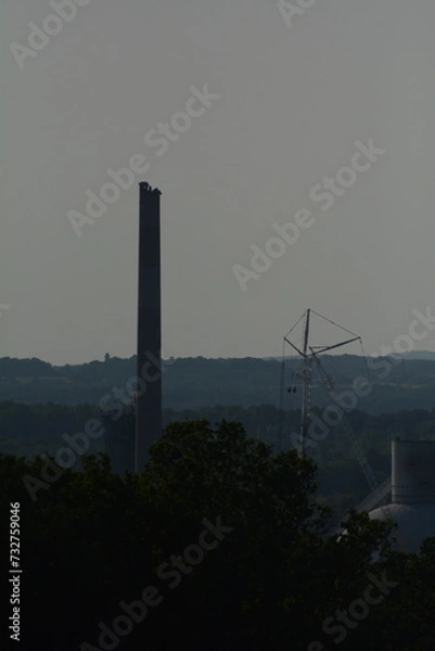 Obraz Usine en destruction