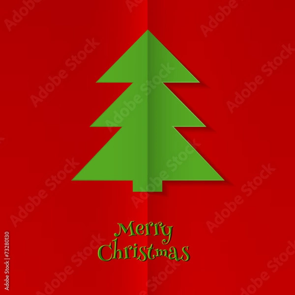 Fototapeta Abstract xmas tree image