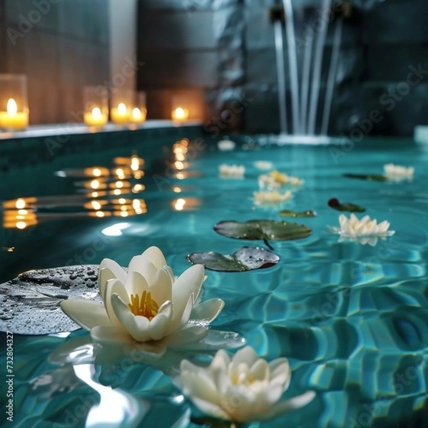 Fototapeta Spa Relaxation in Focus.