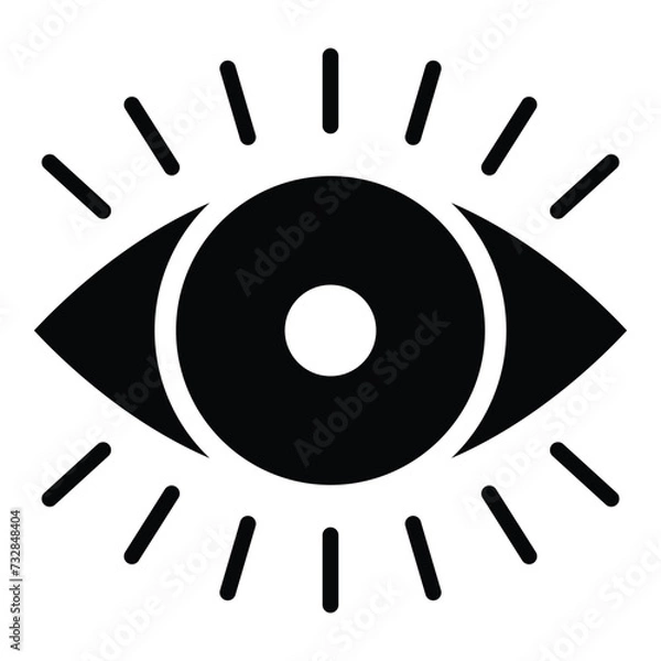 Obraz Eye icon vector design, illustration design