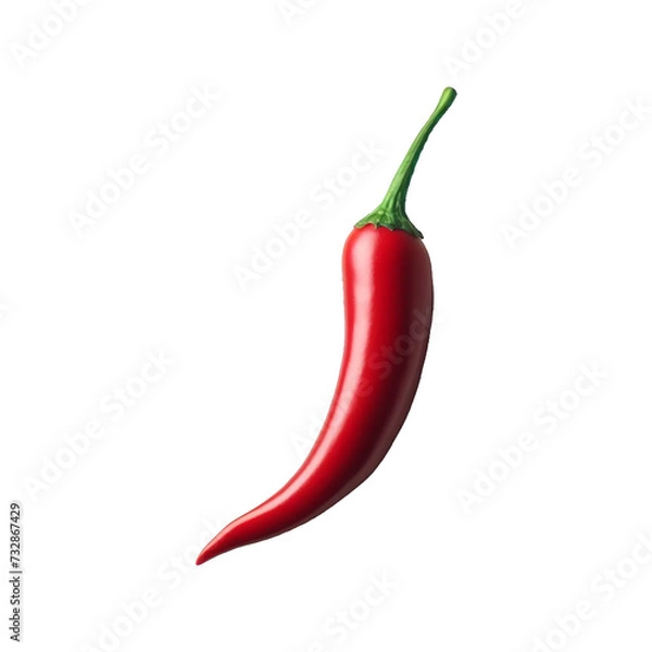 Fototapeta Pepper isolated on transparent background Vegetables Ai generative.