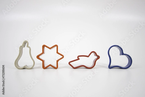 Fototapeta Ausstechformen