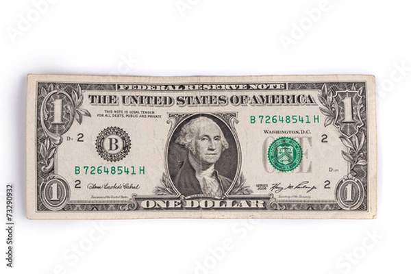 Fototapeta one dollar banknote