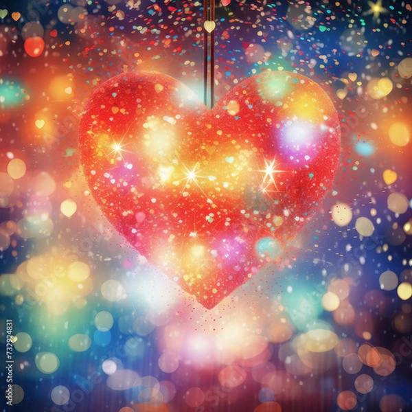 Obraz Illuminating love, joy, and positive