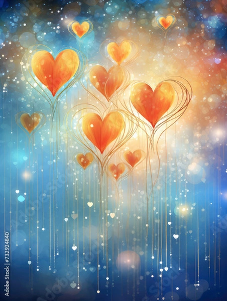 Obraz Illuminating love, joy, and positive