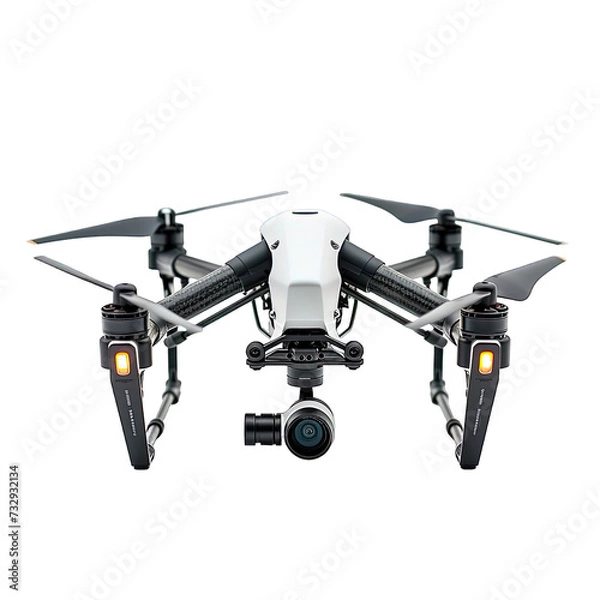 Fototapeta Drone on Isolated Background