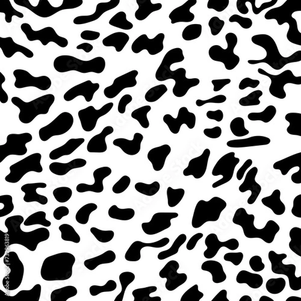 Fototapeta Leopard print pattern animal Seamless. Leopard skin abstract for printing, cutting and crafts Ideal for mugs, stickers, stencils, web, cover. Home decorate and more.