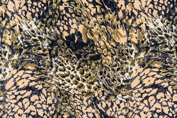 Fototapeta texture of print fabric stripes snake