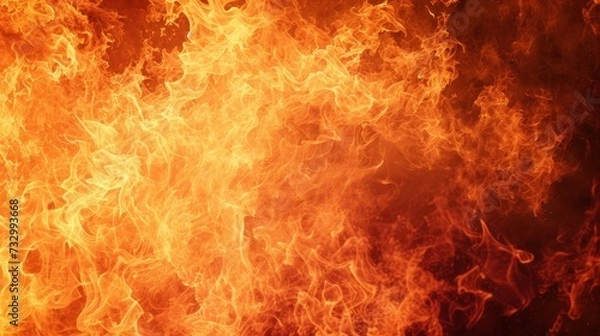 Obraz Fire flame texture, Flames background, Burning concept