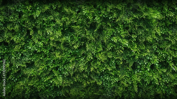 Fototapeta Abstract texture and background as greenwall. AI Generative